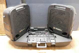 Peavey Escort 2000 150 watt powered portable PA system/mixer with speakers