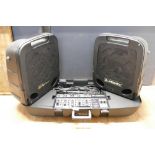 Peavey Escort 2000 150 watt powered portable PA system/mixer with speakers