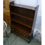 Stag Minstrel waterfall freestanding bookcase