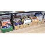 Five boxes of vinyl and Bakelite LPs