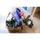 Box of pub brewery beer taps, Thwaites,
