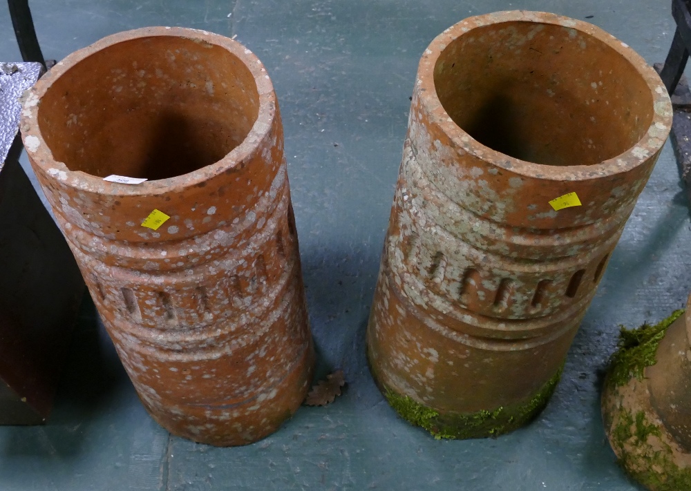 Two chimney pots,