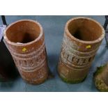 Two chimney pots,