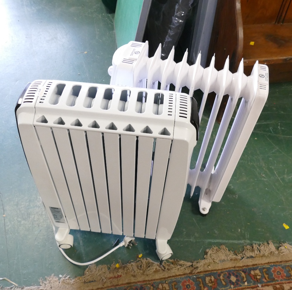 Two electric heaters,