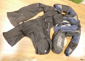 Frank Thomas Lady Rider motorcycle jacket, size LS, Helite back protector, size Child L,