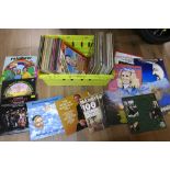 Box of vinyl LP's including country,