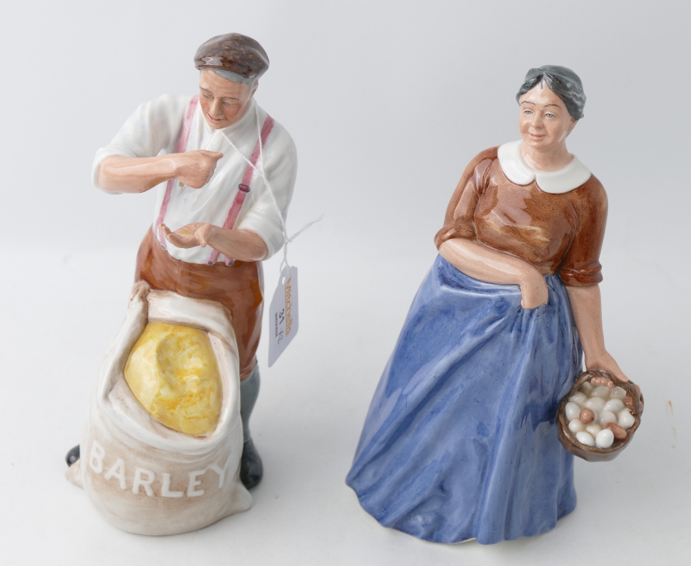 Pair of Royal Doulton figurines,