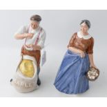 Pair of Royal Doulton figurines,