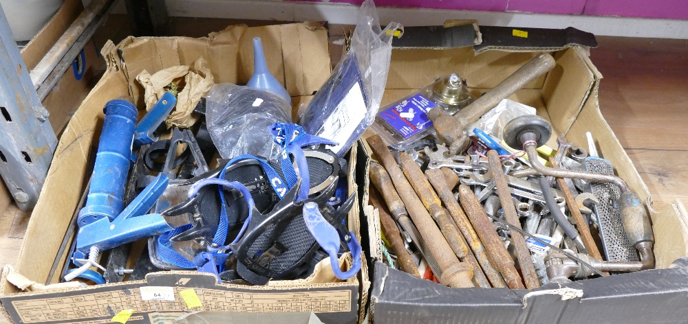 Two boxes of tools,