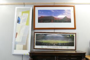 Framed print of Table Mountain, Cape Town, South Africa,