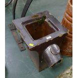 Square stone drain trap / planter