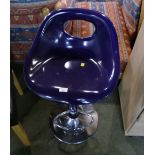 Retro style purple kitchen chair