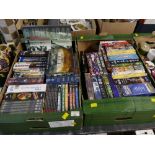 Two boxes of DVD's and box sets, including The D Day Experience, The Great War,