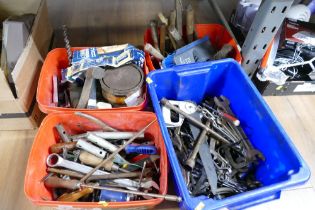 Four boxes of tools