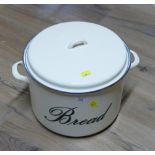 Cream Judge enamelled bread bin