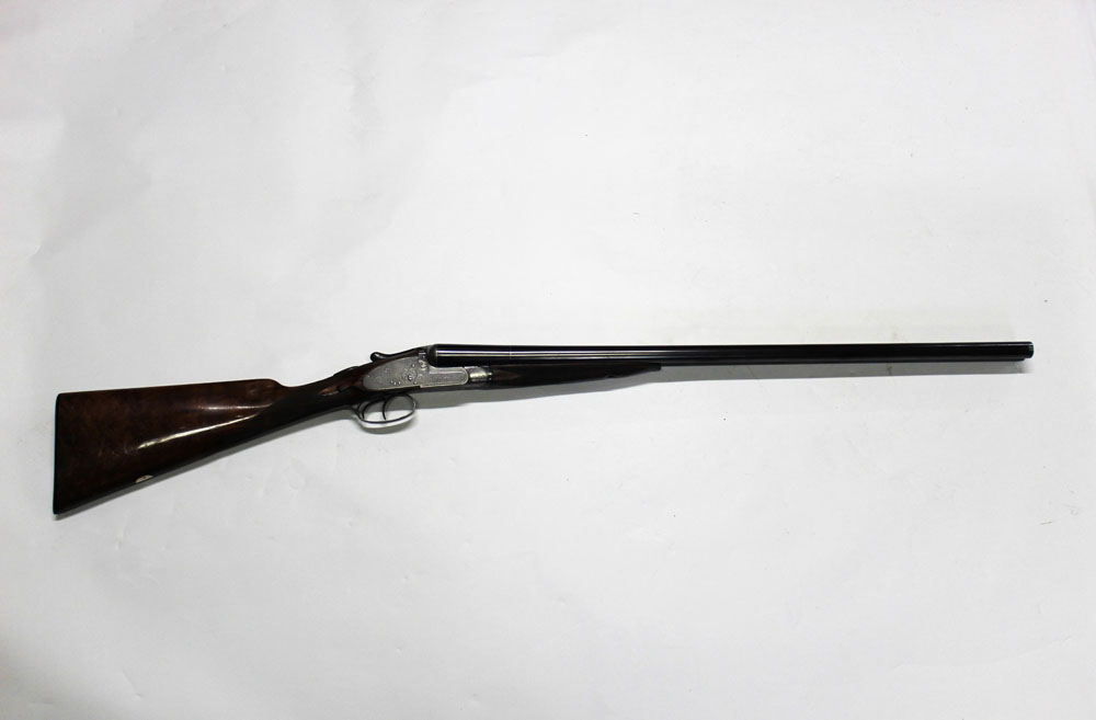 Morrow & Co a 12 bore side by side shotgun, with 28" sleeved barrels, - Image 2 of 5