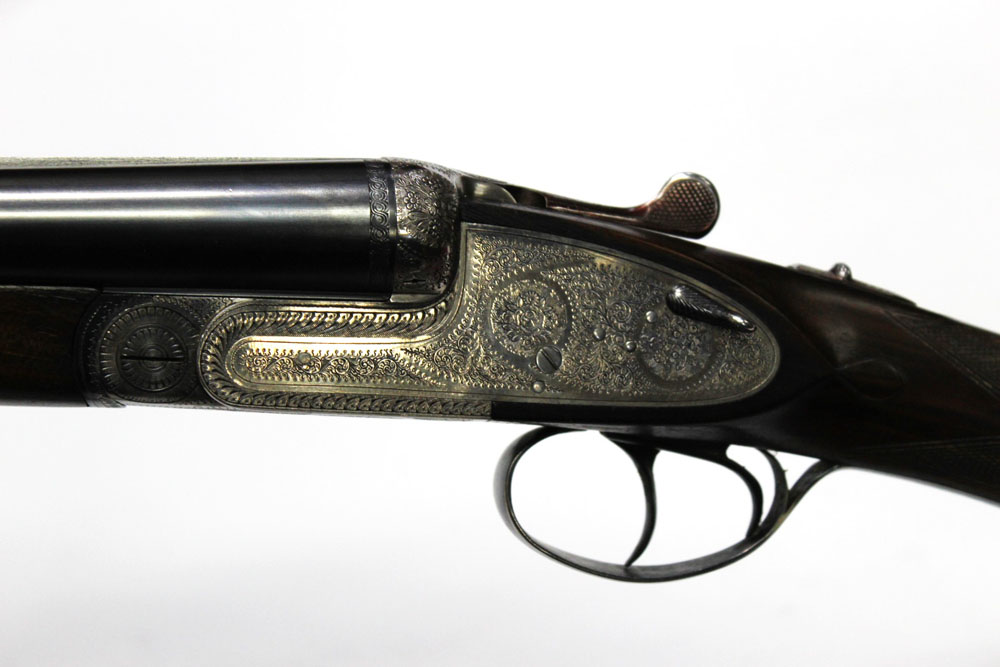 A Gunmark Black Sable Deluxe 12 bore side by side shotgun, with 27" barrels, - Image 4 of 5