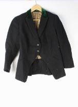 A Tynedale Hunt Club ladies hunting jacket, with two small and six large buttons,