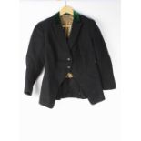 A Tynedale Hunt Club ladies hunting jacket, with two small and six large buttons,