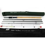 A Rovex John Wilson Avon Quiver travel rod, in five sections with extra tips,