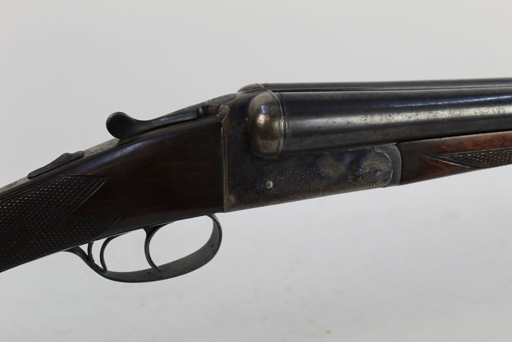 Sable a 12 bore side by side shotgun, with 27 1/2" barrels, improved and half choke, 70 mm chambers,
