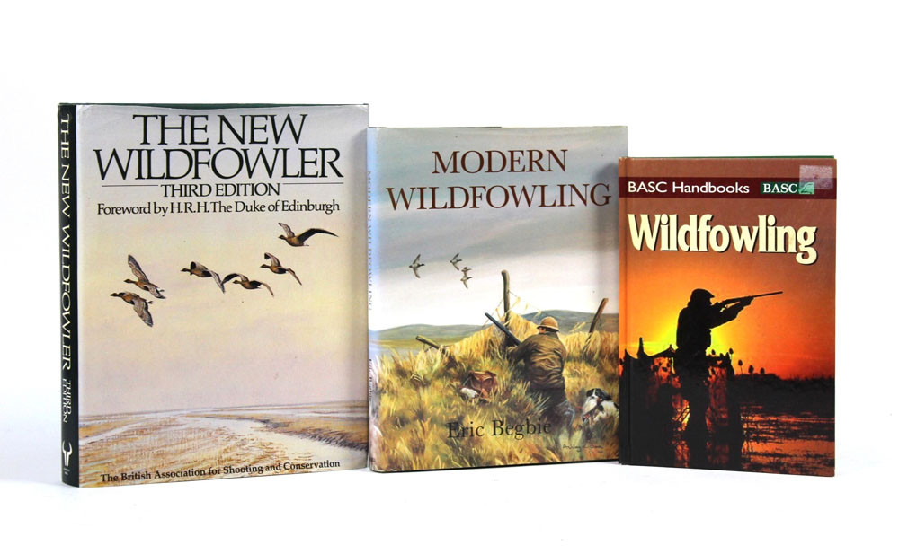 Three books "The New Wildfowler 3rd Edition" forward by His Royal Highness The Duke of Edinburgh,