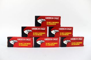 One hundred and twenty American Eagle cal 223 Remington, 50 grain,