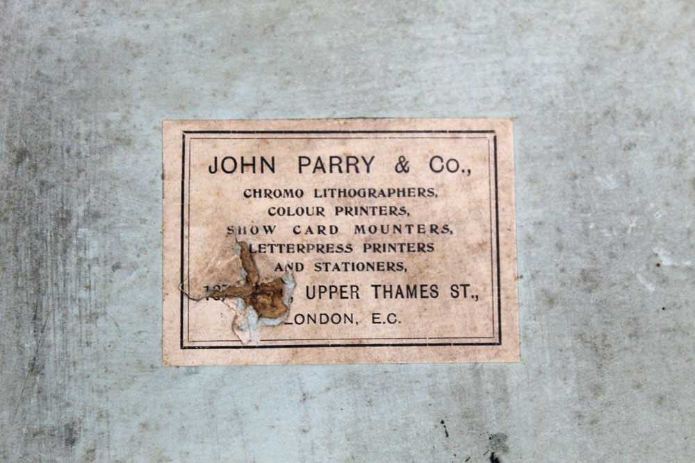 A shop display card for Curtis, S and Harvey's Smokeless Gunpowder, - Image 2 of 2