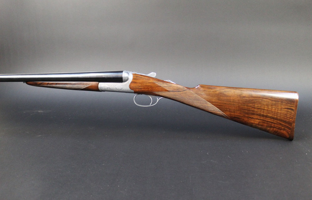 Beretta 486 12 bore side by side shotgun, with 28" barrels, 76 mm chambers, ejector, - Image 5 of 10