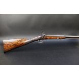 William Murdock Whitehaven a 14 bore single barrel percussion sporting gun,