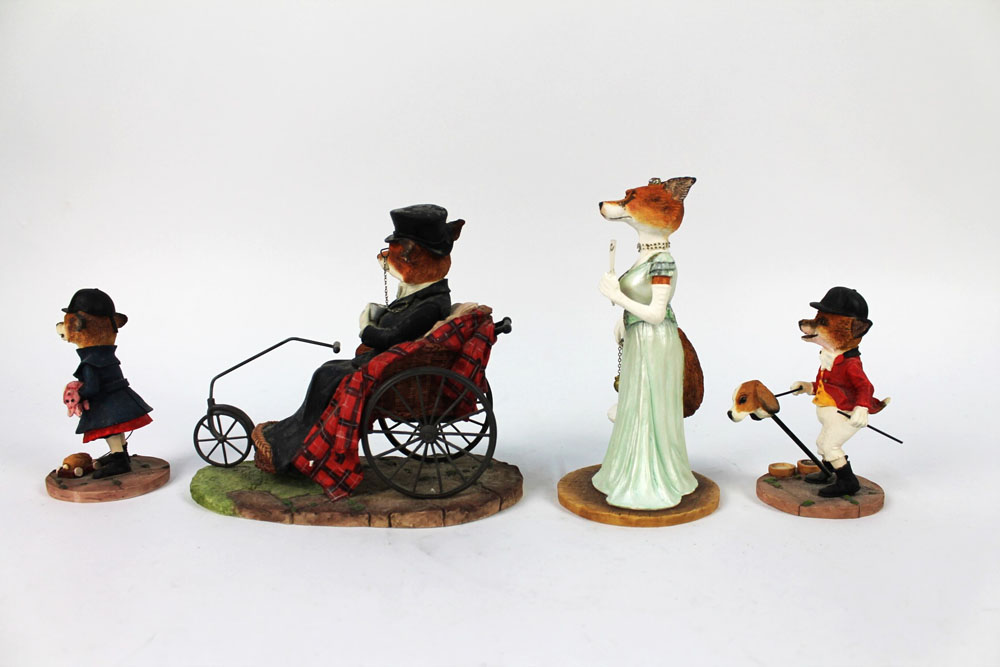 Border Fine Arts four Renyard Estate figurines, to include The Duchess of Renyard Model A8387, - Image 5 of 6