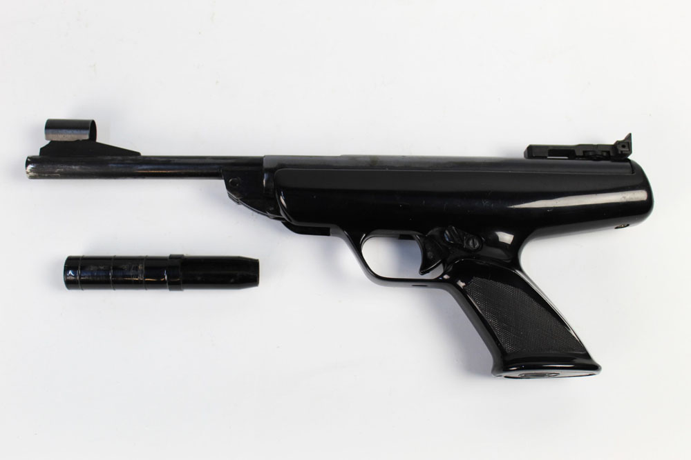 A BSA Scorpion air pistol cal 22 break barrel with cocking lever. Serial No. DB16153.