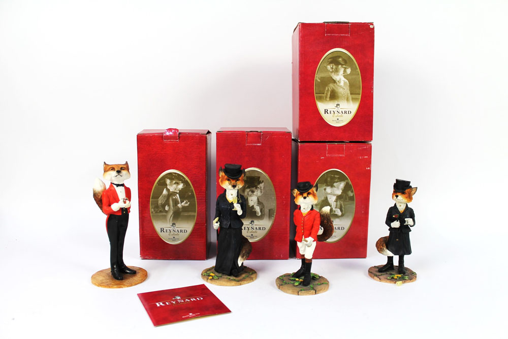 Border Fine Arts four Renyard Estate figurines, to include Viscount Albert Model 9278,