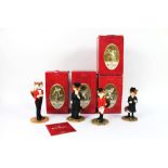 Border Fine Arts four Renyard Estate figurines, to include Viscount Albert Model 9278,