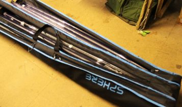 Browning Exo Sphere 0-G F1+ pole, with various other 0G parts to include 1 m extender section,