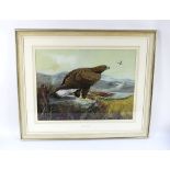 Michael James Yule, a watercolour gouache "Golden Eagle" first year dated 1971.