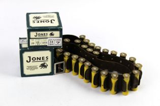 Seventy five Jones 20 bore shotgun cartridges,