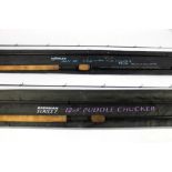 A Drennan Series 7 Puddle Chucker carp float rod, in three sections, 12' 9",