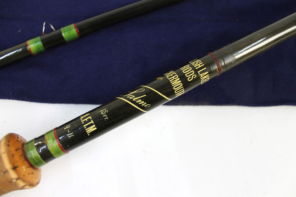 An English Lakes Rod of Cockermouth salmon fly rod, in three sections, 15'. line 9-11. - Image 2 of 2