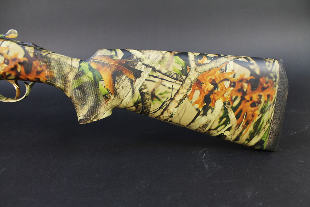 A Bettinsoli XTrail 12 bore over/under shotgun, wrapped in Vista camouflage, with 30" barrels, - Image 10 of 11