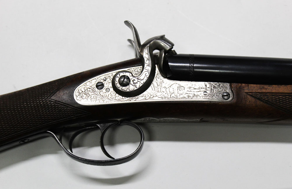 A Pedersoli Kodiak cal 58 muzzle loading percussion double rifle, with 28" barrels, - Image 4 of 5