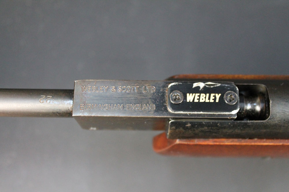 A Webley & Scott Webley Vulcan cal 22 break barrel air rifle, - Bild 12 aus 12