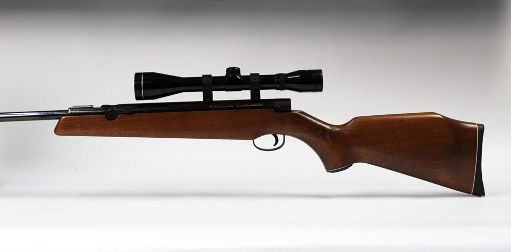 A Webley & Scott Tracker cal 22 side lever air rifle,