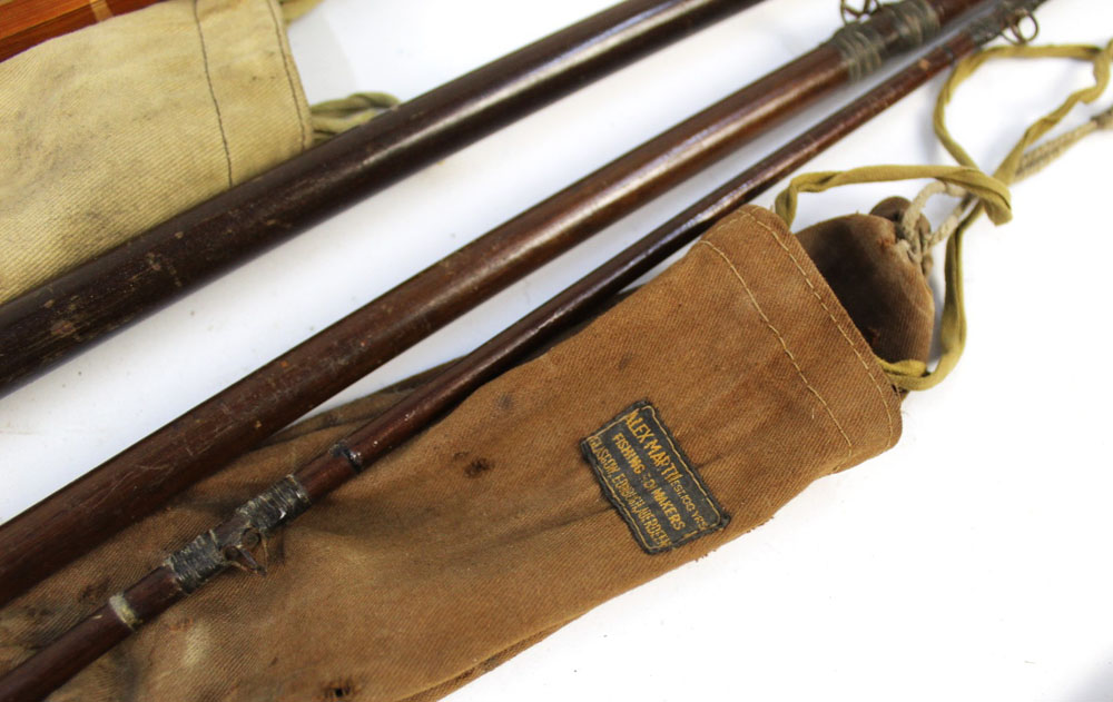 Three rods Sharpe of Aberdeen, The Aberdeen split cane salmon fly rod, - Image 3 of 5