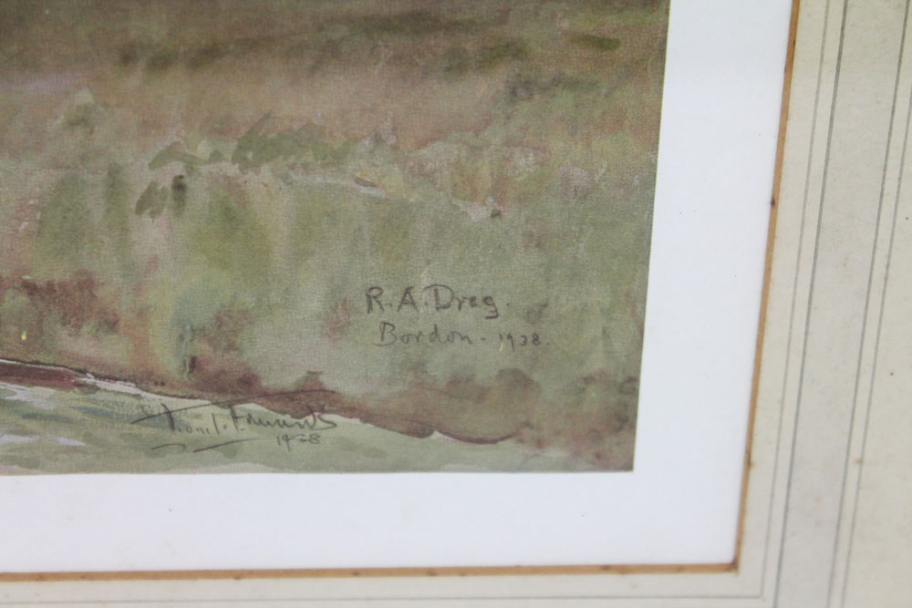 John King a signed print of The Pychley Foxhounds, together with a Lionel Edwards print RA Dragg. - Image 8 of 8