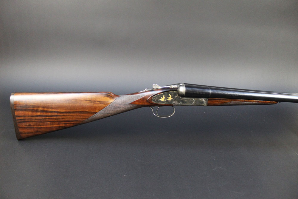 A Beretta 471 EL 12 bore side by side shotgun, with 28" barrels, 3" chambers, top lever, - Image 2 of 10