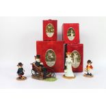 Border Fine Arts four Renyard Estate figurines, to include The Duchess of Renyard Model A8387,