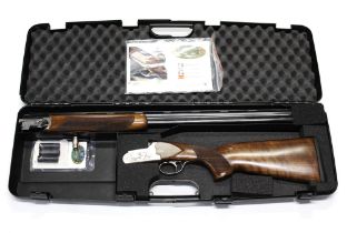 A Bettinsoli Mk 3 20 bore over/under shotgun, with 27 1/2" multi choke barrels, 3" chamber,