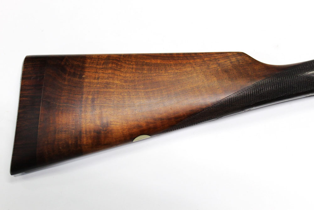 A Gorosabel Silver Deluxe 12 bore side by side shotgun, with 27" barrels, - Bild 4 aus 4