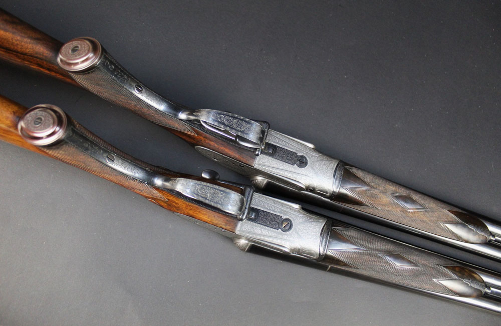 Stephen Grant & Sons London a pair of 12 bore side lever side by side shotguns, - Image 6 of 19